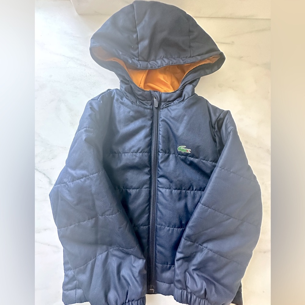 Lacoste Sport Kids Hooded Puffer Jacket